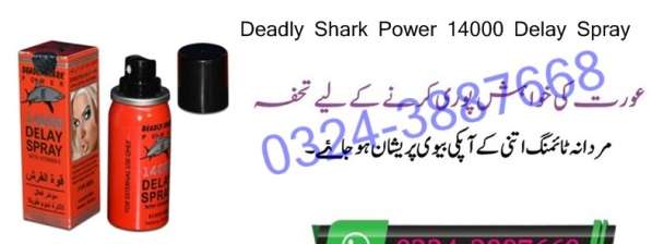 Deadly Shark Power 14000 Delay Spray in Rawalpindi  | 0324-3887668 Oder Now