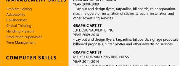 A creative graphic designer with 10 years of experience