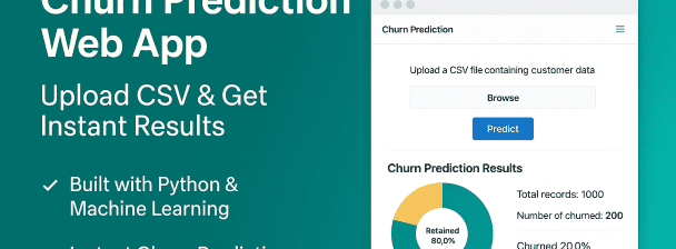 Build a Web-Based Customer Churn Prediction Tool Using Python & Flask