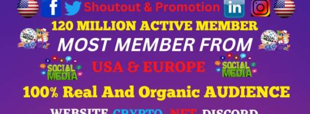 I will promote and advertise website,product,nft,crypto,youtube,book,token,kindle,link