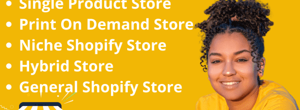I will build automated shopify dropshipping website, one product store, shopify store redesign, for shopify sales