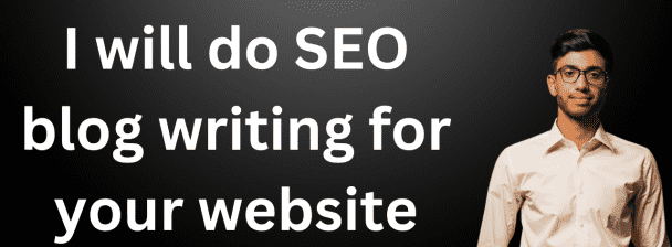 I will do SEO blog writing for your website