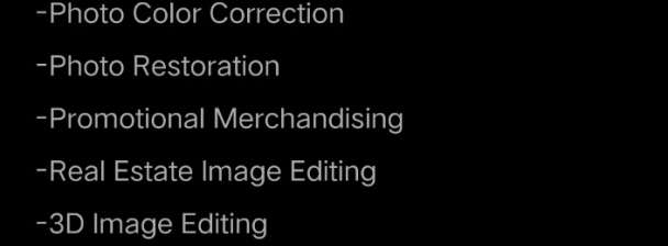Photo Editing services