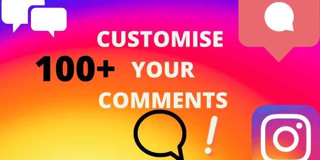 I will make costum instagram comments from real instagram followers 100% life time guaranteed